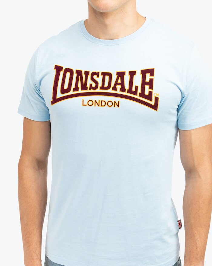 T-shirt Lonsdale CLASSIC soft sky-XXL