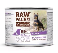 Mokra karma dla psów - Raw Paleo Duck&Boar Adult Can 200g - miniaturka - grafika 1
