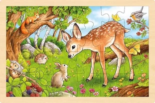 Zestaw drewnianych puzzli Jelonek Goki - Puzzle - miniaturka - grafika 1