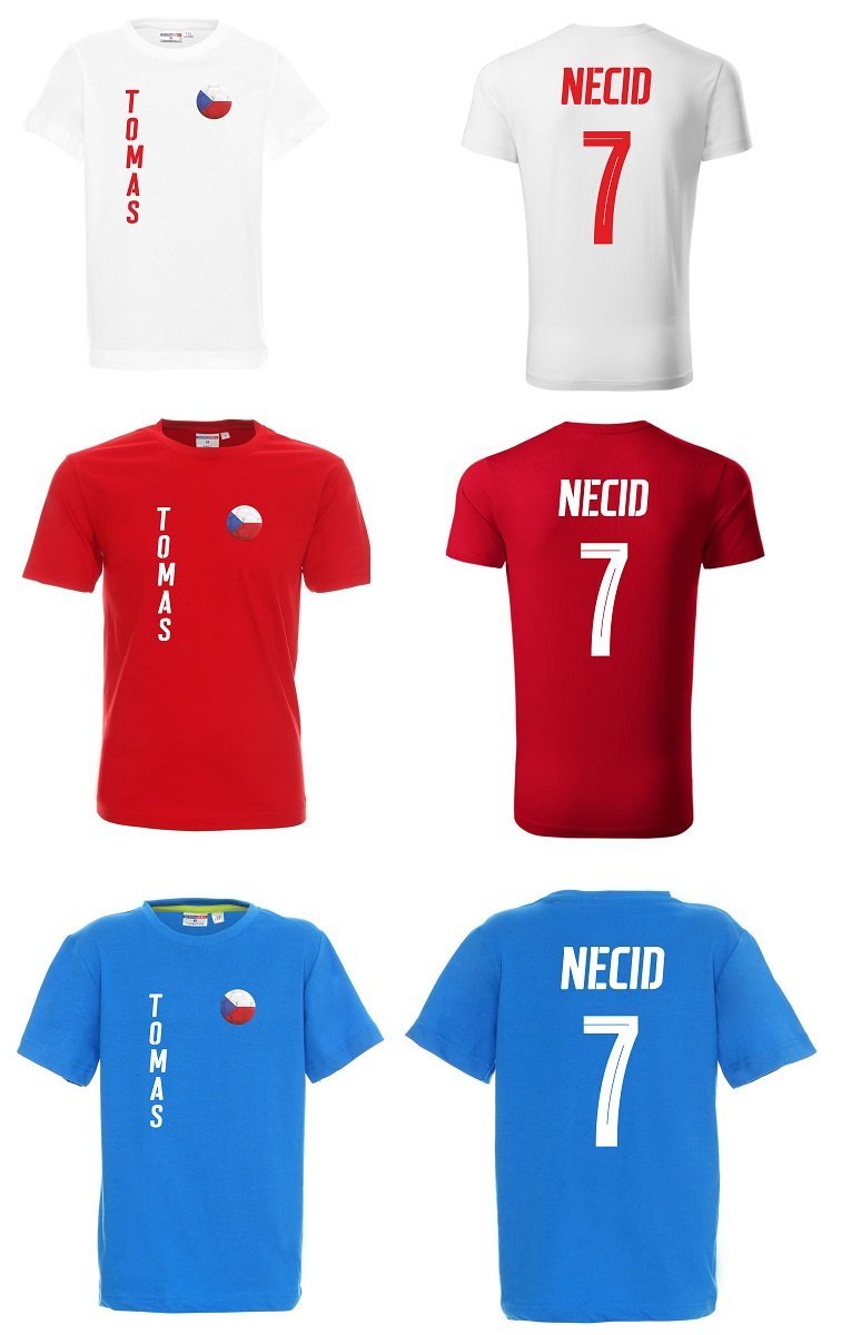 Koszulka CZECHY TOMAS NECID 7 JR