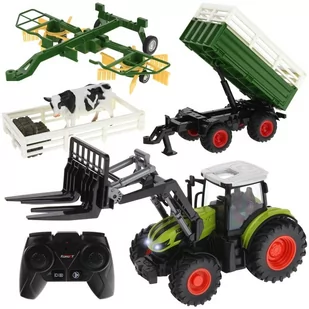 Urwiskowo, Traktor Z Przyczepą Zdalnie Sterowany Zgrabiarka - Zabawki zdalnie sterowane - miniaturka - grafika 1