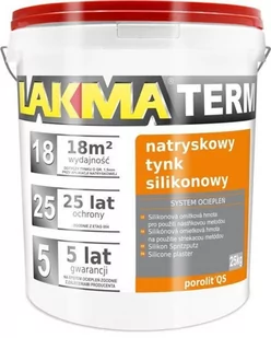 Tynk akrylowy Lakma Porolit 25 kg - Tynki - miniaturka - grafika 1