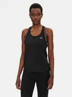 Koszulki i topy damskie - Under Armour Top Tech Knockout 1389851 Czarny Regular Fit - miniaturka - grafika 1