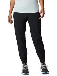 Spodnie sportowe damskie - Columbia Spodnie "On The Go" w kolorze czarnym do biegania - grafika 1
