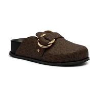 Klapki i japonki damskie - Michael Kors Mule Jaden z dodatkiem skóry - miniaturka - grafika 1