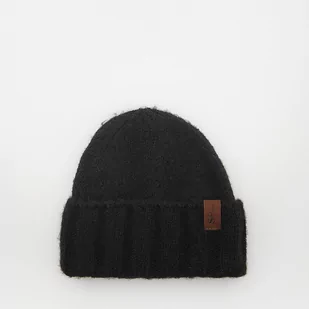 Reserved - Czapka z naszywką - Czarny - Czapki dla dzieci - miniaturka - grafika 1