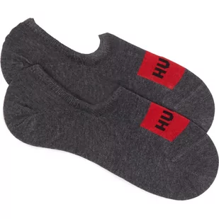 Hugo Bodywear Skarpety/stopki 2-pack 2P LOWCUT LABEL COL - Skarpetki męskie - miniaturka - grafika 1
