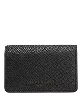 Portfele - Liebeskind Berlin Damski portfel Chelsea Snake Cardie, czarny, Extra Small (HxBxT 7.4cm x11.2cm x2.5cm) - miniaturka - grafika 1