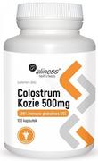 Suplementy naturalne - Aliness Colostrum kozie 500mg 28% imuno Glbulines IG 100 kapsułek - miniaturka - grafika 1