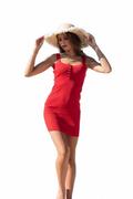 Sukienki - Merribel Soriee Red sukienka damska - miniaturka - grafika 1