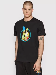 Koszulki i topy damskie - Billabong T-Shirt SIMPSONS Family A1SS36 Czarny Relaxed Fit - grafika 1