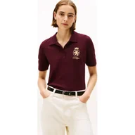 Koszulki i topy damskie - Tommy Hilfiger Polo Regular Fit - miniaturka - grafika 1