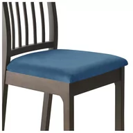 Pokrowce na meble - Pokrowiec na siedzisko krzesła welur GRANATOWY - miniaturka - grafika 1