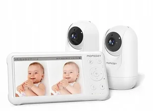momcozy Elektroniczna niania z 2 kamerami 5 cali 1080p z dzielonym ekranem - Elektroniczne nianie i monitory oddechu - miniaturka - grafika 1