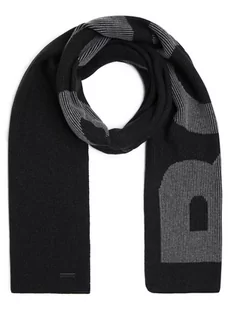 BOSS Orange - Szalik męski  Lamico_Scarf, czarny|szary - Apaszki i szaliki męskie - miniaturka - grafika 1