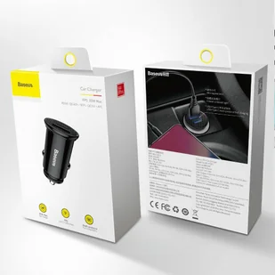 Baseus Baseus Circular PPS inteligentna ładowarka samochodowa z portami USB Quick Charge 4.0 QC 4.0 i USB-C PD 3.0 SCP czarny (CCALL-YS01) hurtel-46980-0 - Ładowarki samochodowe - miniaturka - grafika 22
