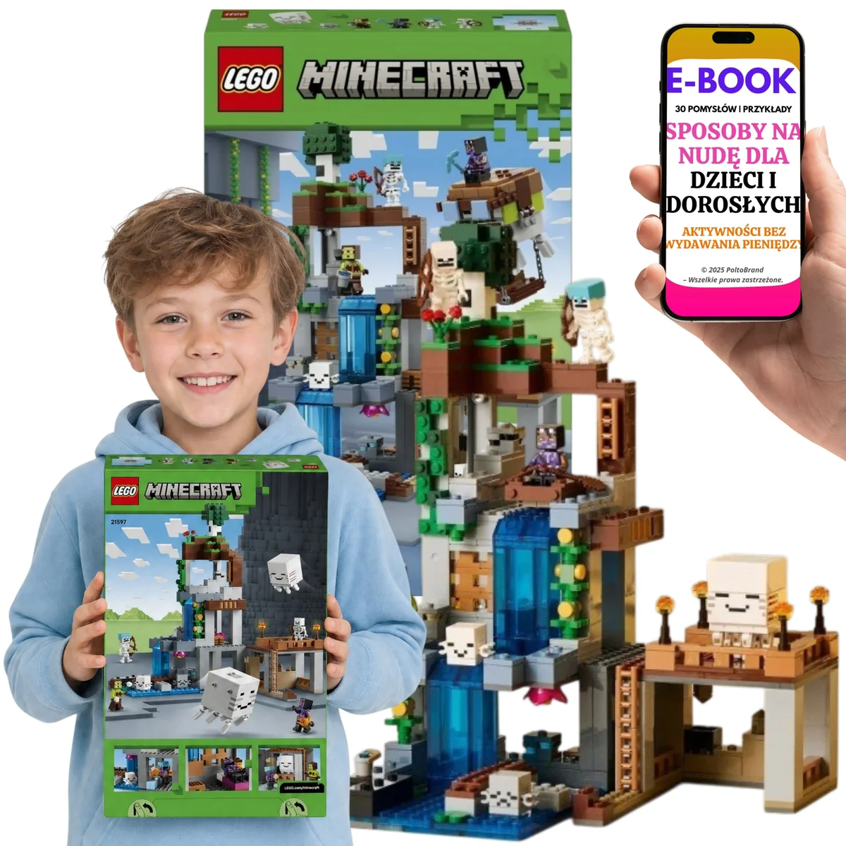 LEGO MINECRAFT Stacja Ghasta 9 lat+ 21597 Dla Fana MINECRAFT
