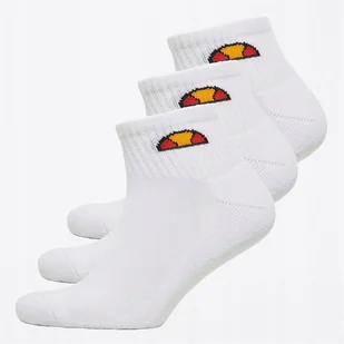 SKARPETKI MĘSKIE ELLESSE BIAŁE 3-PAK KRÓTKIE Socks 3-Pack White 43-46 - Skarpetki męskie - miniaturka - grafika 1