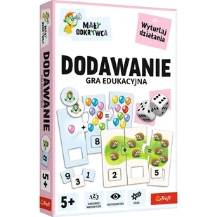 Mały odkrywca - Dodawanie Trefl - gra planszowa - Gry planszowe - miniaturka - grafika 1