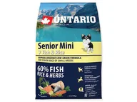 Sucha karma dla psów - Ontario Mini 7 Fish & Rice 2,25kg - miniaturka - grafika 1