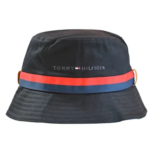 Kapelusz Tommy Hilfiger Established Tape Bucket Czarny - AM0AM08271-0GJ - Czapki męskie - miniaturka - grafika 1