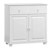 Komody - Komoda drewniana sosnowa nr46 g42 biała - miniaturka - grafika 1