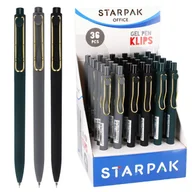 Długopisy - Długopis Automatyczny Żelowy Klips 1 Szt. Starpak 490054 - miniaturka - grafika 1