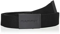 Paski - Mammut Pasek z logo, czarny, jeden rozmiar - miniaturka - grafika 1
