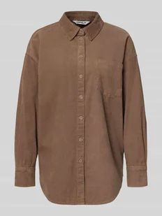 Bluzka sztruksowa o kroju relaxed fit z czystej bawełny model ‘AIME-MOXI’ - Koszule damskie - miniaturka - grafika 1