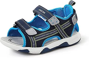 Geox Sandały chłopięce B FLAFFEE Boy Sandal, granatowe/żółte (fluorescencyjne), 24 EU, Navy Fluo Yellow, 24 EU - Buty dla chłopców - miniaturka - grafika 1