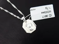 Dewocjonalia - Medalik Madonna Srebro 925 Pamiątka Chrzest GRAWER - miniaturka - grafika 1