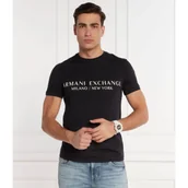 Koszulki męskie - Armani Exchange T-shirt | Slim Fit - miniaturka - grafika 1