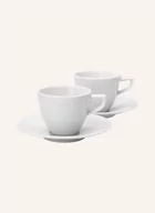 Filiżanki - Joop! Zestaw 2 Filiżanek Do Espresso Single Cornflower Ze Spodkiem weiss - miniaturka - grafika 1