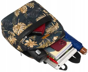 Wzorzysty, Miejski Plecak Damski Lumarko! - Plecaki - miniaturka - grafika 8