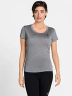 Koszulki sportowe damskie - Odlo Koszulka sportowa "Merino130" w kolorze szarym - miniaturka - grafika 1