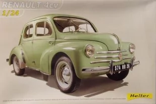 Heller Renault 4 CV 80762 - Kolekcjonerskie modele pojazdów - miniaturka - grafika 1