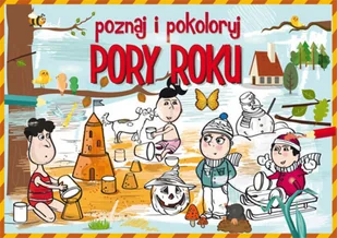 Poznaj i pokoloruj Pory roku - Kolorowanki, wyklejanki - miniaturka - grafika 2