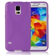 Etui i futerały do telefonów - Etui Cadorabo do Samsung Galaxy S5 / S5 NEO w kolorze FLIEDER VIOLET etui na telefon komórkowy wykonane z elastycznego silikonu TPU etui Ultra Slim Soft Back Cover Case Bumper - miniaturka - grafika 1