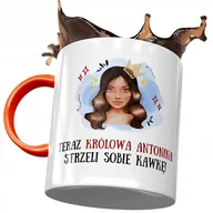 Kubki - Kubek Pomarańczowy Dla Antoniny Żony na Prezent z Nadrukiem ze Zdjęciem + Opakowanie na prezent (wzór 02) - miniaturka - grafika 1