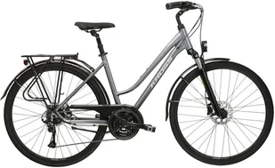 Rower trekkingowy damski Kross Trans 4.0 D 28 L(19") grafitowy/szary - Rowery - miniaturka - grafika 1