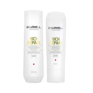 Goldwell DUALSENSES RICH REPAIR Szampon 250 ml + Odżywka 200 ml 0000052701 - Szampony do włosów - miniaturka - grafika 1