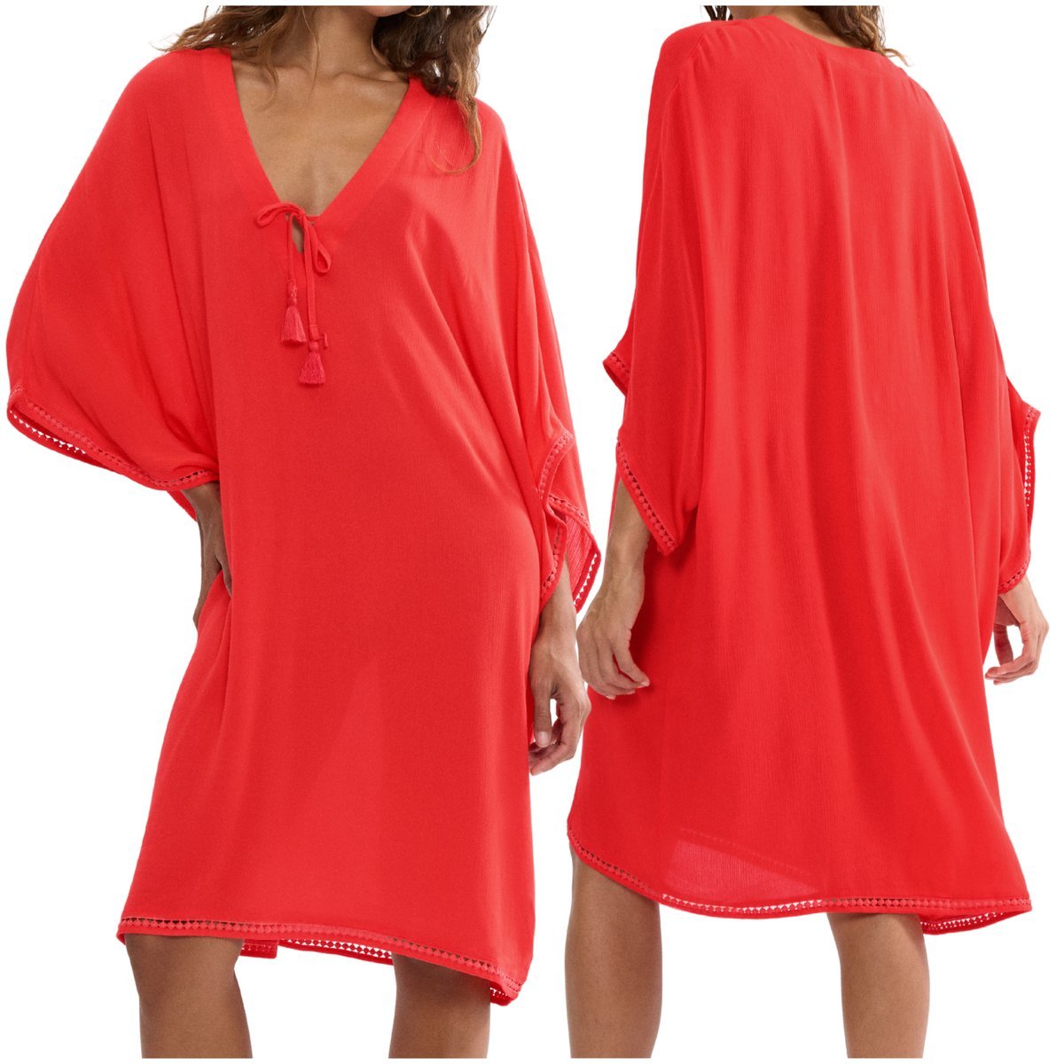 Sukienka tunika na plaże narzutka na strój Triumph Beach MyWear Kaftan 42