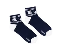 Skarpetki męskie - Moomintroll Running męskie skarpety Moomin Retro Ankle Socks skarpety męskie, granatowy, biały, 40-45 EU - miniaturka - grafika 1
