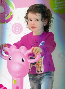 Lean Toys Żyrafa wesoła hulajnoga - Hulajnogi - miniaturka - grafika 1