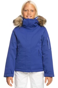 Roxy kurtka narciarska dziecięca MEADE GIRL JK SNJT kolor niebieski - Kurtki i płaszcze dla dziewczynek - miniaturka - grafika 1