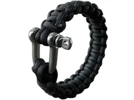 Bransoletki - BRANSOLETKA LINA PARACORD  23mm BLACK  MFH L - miniaturka - grafika 1