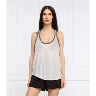 Koszulki i topy damskie - Calvin Klein Swimwear Top | Regular Fit - grafika 1