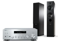 Zestawy stereo - Yamaha R-N600A (srebrny) + Tesi 5 (czarny) - miniaturka - grafika 1
