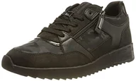 Sneakersy damskie - Tamaris Damskie sneakersy 1-1-23736-27, black uni, 37 eu - miniaturka - grafika 1