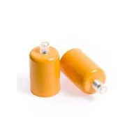 Akcesoria do oświetlenia - Metalowa osłonka sufitowa lakierowana w kolorze jasnopomarańczowym Kolorowe Kable - miniaturka - grafika 1